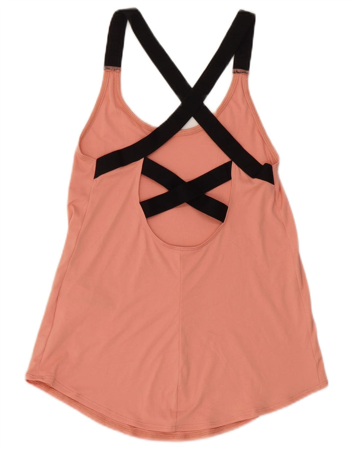 Nike Dame Dri Fit Vest Top UK 4 XS Pink Polyester