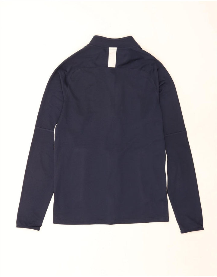 Nike Herre Dri Fit træningsdragt Topjakke Small Navy Blue Colourblock