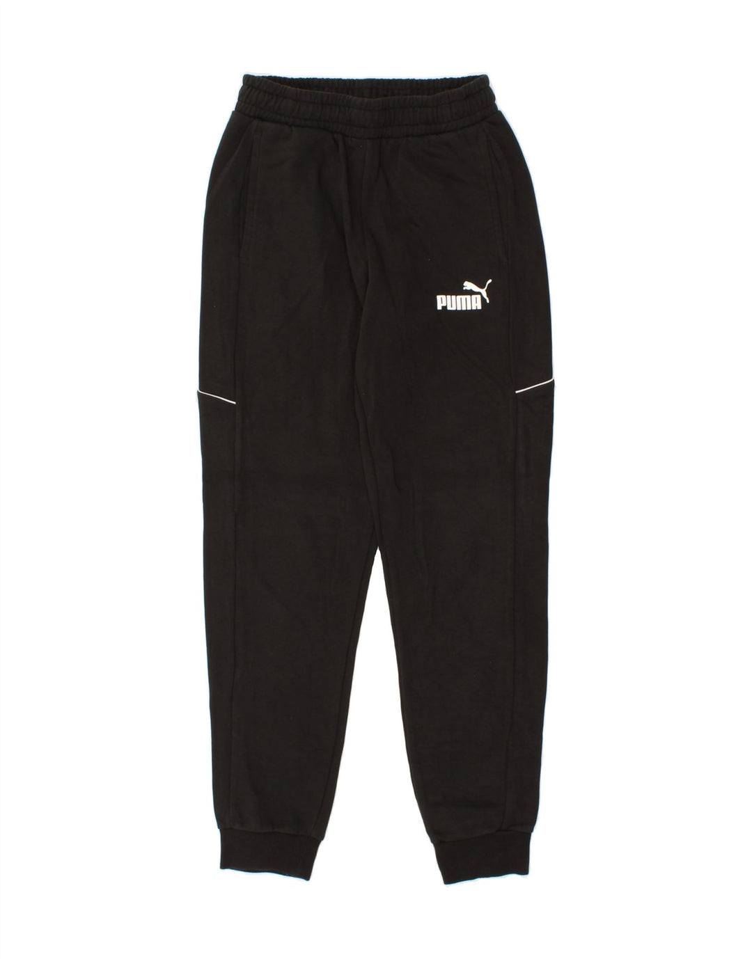 PUMA Mens Tracksuit Trousers Joggers Small Black Vintage Puma and Second-Hand Puma from Messina Hembry 