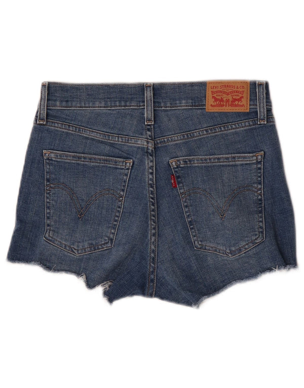 Levi's Dames Distressed Denim Shorts W26 Small Blue