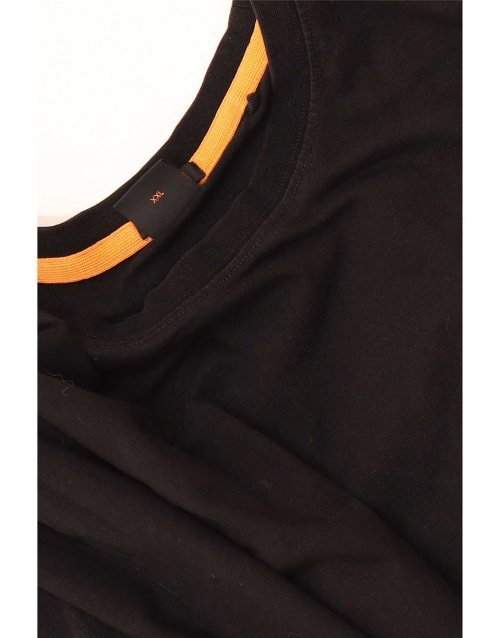 Hugo Boss Herre Grafisk T-Shirt Top 2XL Sort