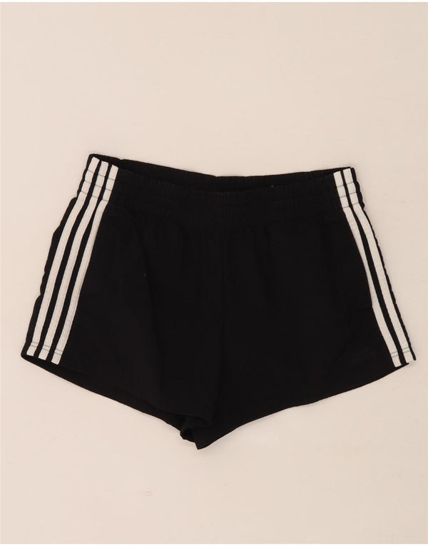 Adidas sportsshorts til kvinder UK 8/10 Small Black Polyamide