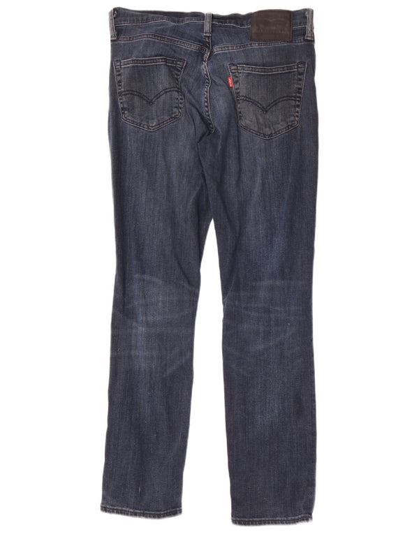 Levi's Womens 512 tilspidsede jeans W30 L30 Marineblå bomuld