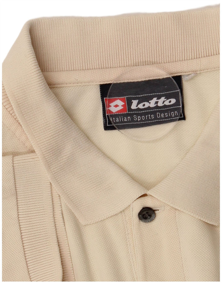 Lotto Herre Polo Shirt Large Beige