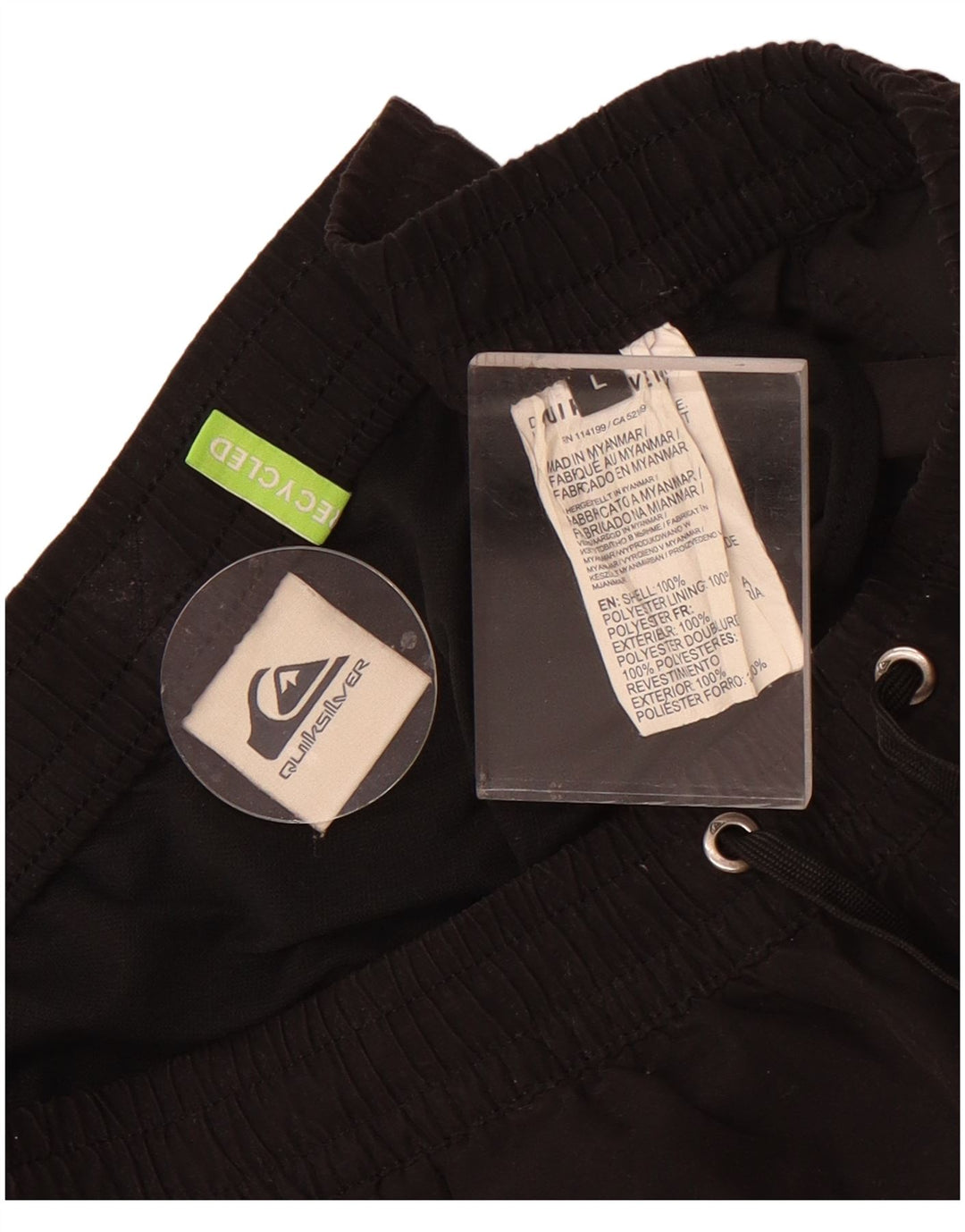 Quiksilver Badeshorts til mænd store sorte polyester
