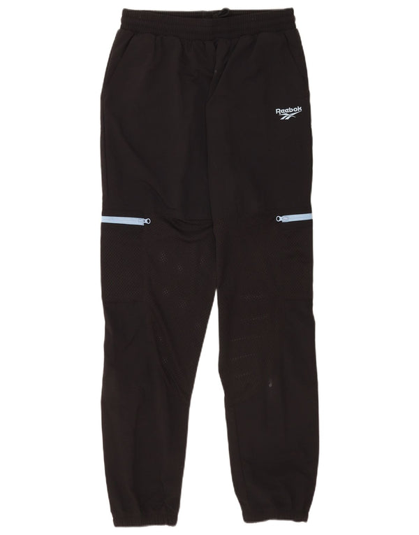 Reebok Herre Cargo Træningsdragt Bukser Jogger XS Sort Nylon
