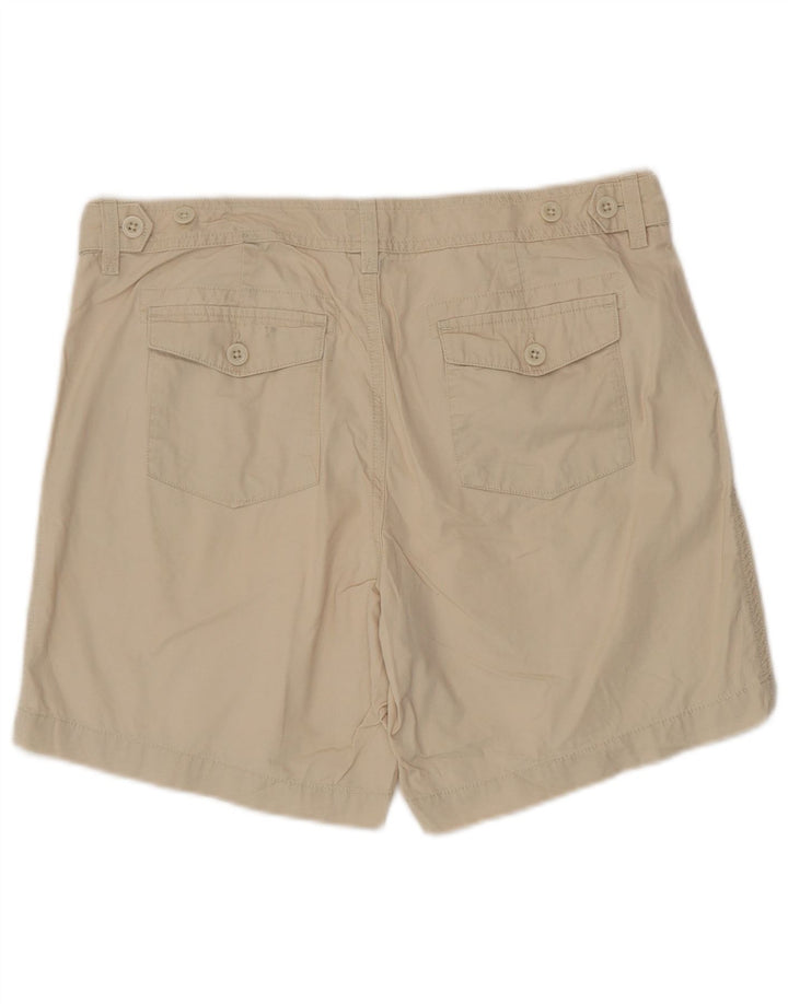 EDDIE BAUER Chino Shorts til kvinder US 6 Medium W34 Beige Bomuld