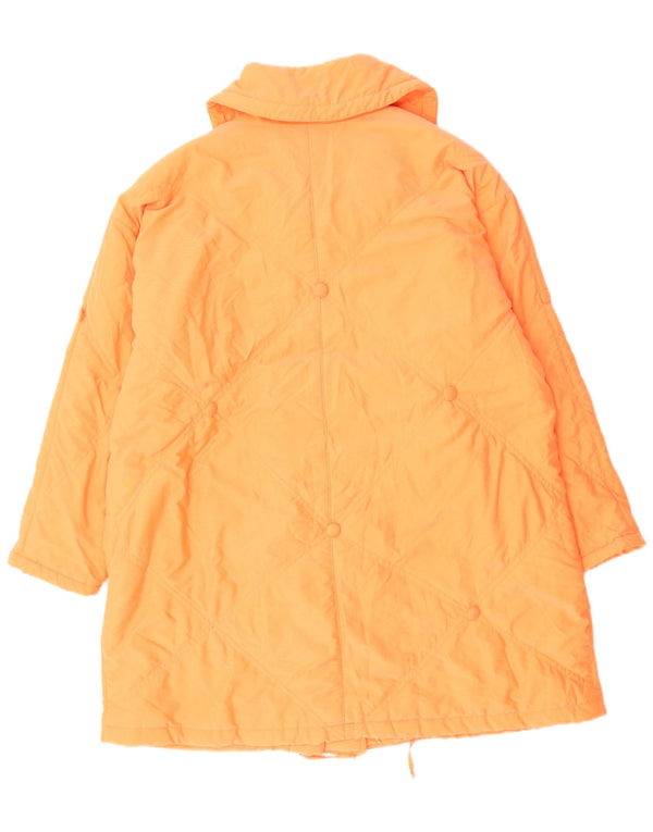 YESSICA Polstret frakke til kvinder US 21 3XL Orange Polyester