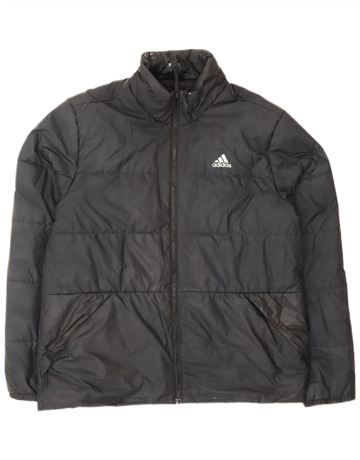 ADIDAS Polstret herrejakke UK 40 Stor sort polyester
