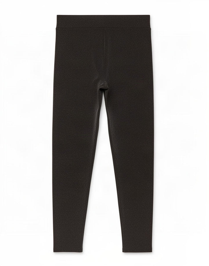 Marks & Spencer Womens Leggings UK 14 Medium Black Flecked Polyamide
