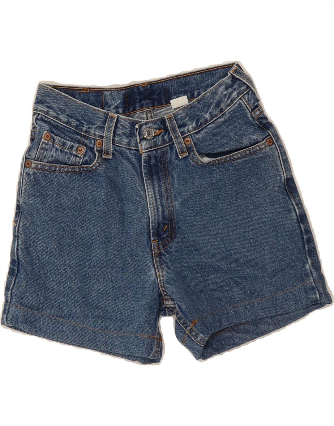 LEVI'S Boys 550 Denim Shorts 13-14 Years W25  Blue Cotton Vintage Levi's and Second-Hand Levi's from Messina Hembry 