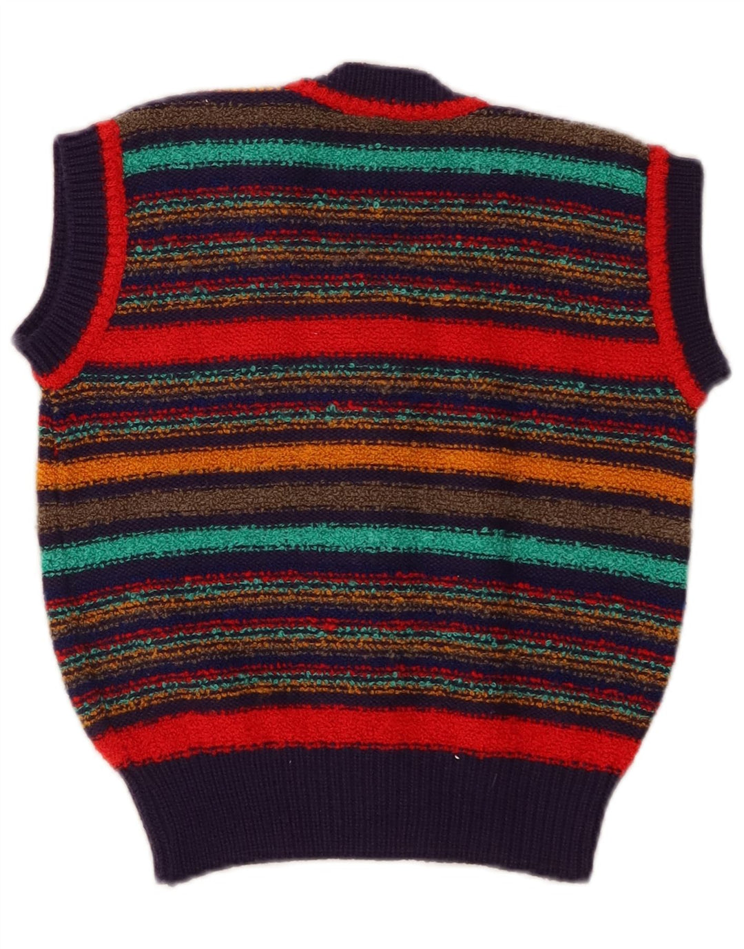 Brian Scott Dame Crop Cardigan Sweater EU 38 Medium Flerfarvet Stribet