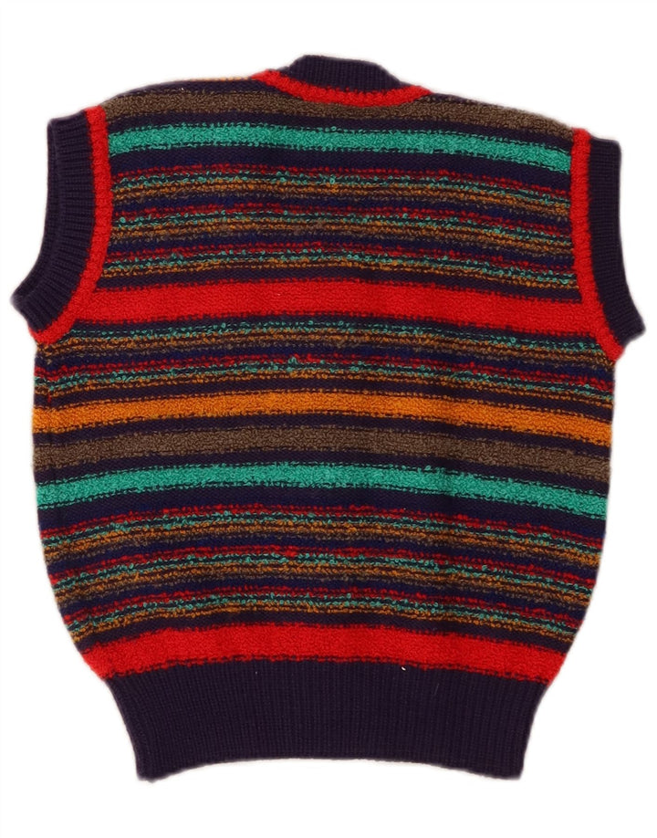 Brian Scott Dame Crop Cardigan Sweater EU 38 Medium Flerfarvet Stribet