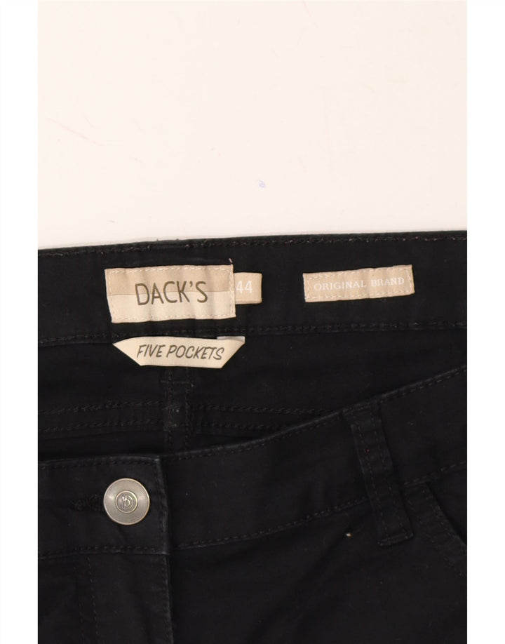 DACK'S Womens Casual Shorts IT 44 Medium W30  Black Cotton Vintage Dack's and Second-Hand Dack's from Messina Hembry 