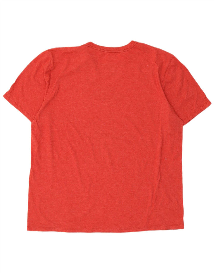 Hurley Herre Grafisk T-Shirt Top Stor Rød Polyester