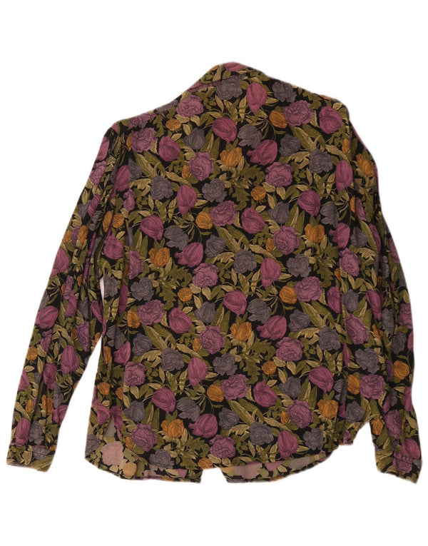 Kollektion Dameskjortebluse UK 18 XL Flerfarvet blomster