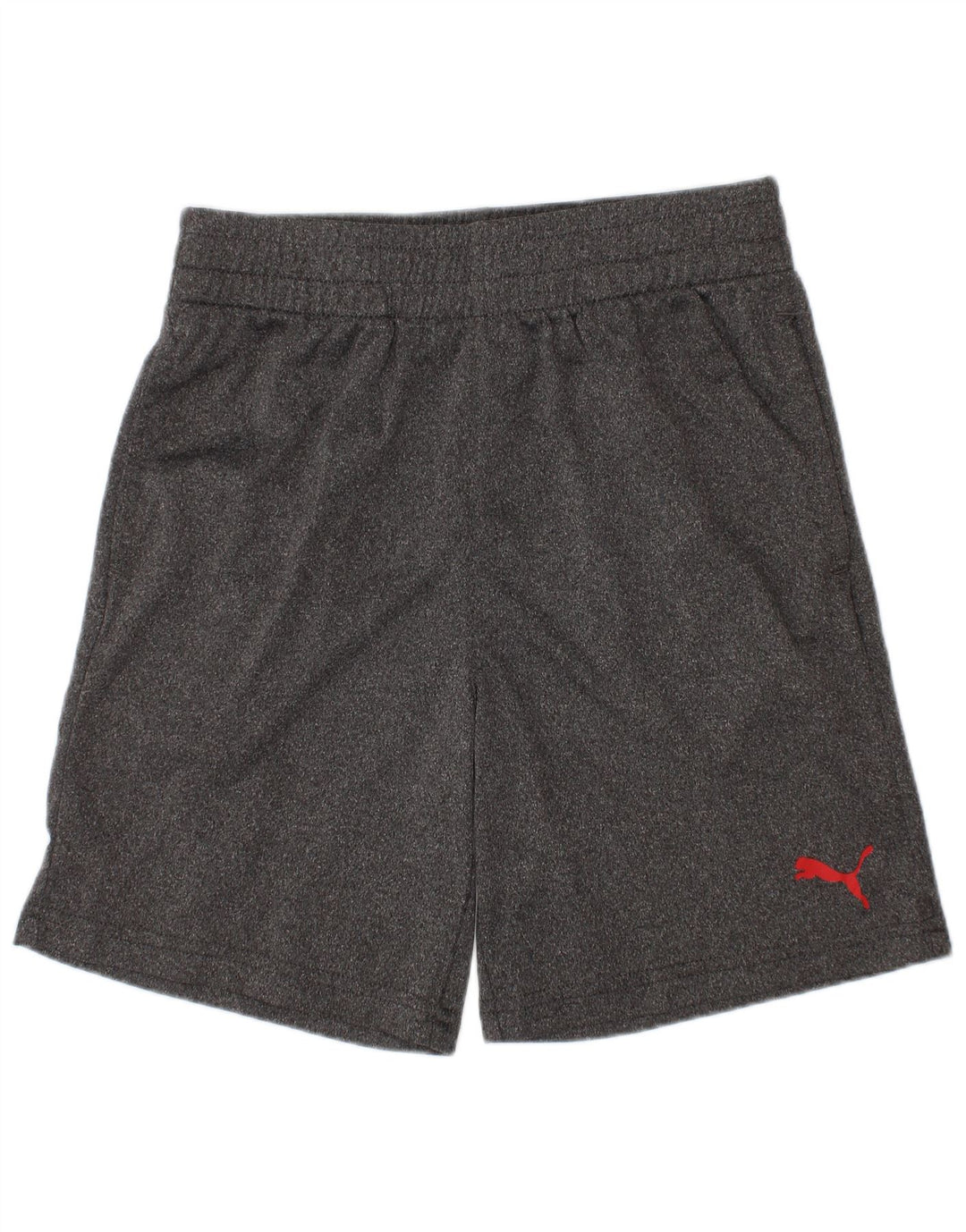 Puma Boys Sports Shorts 7-8 År Små Grå Polyester