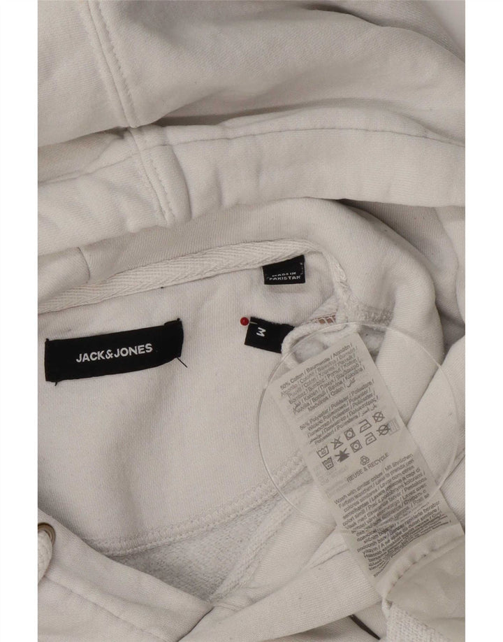 Jack & Jones Hættetrøje til mænd Medium hvid bomuld
