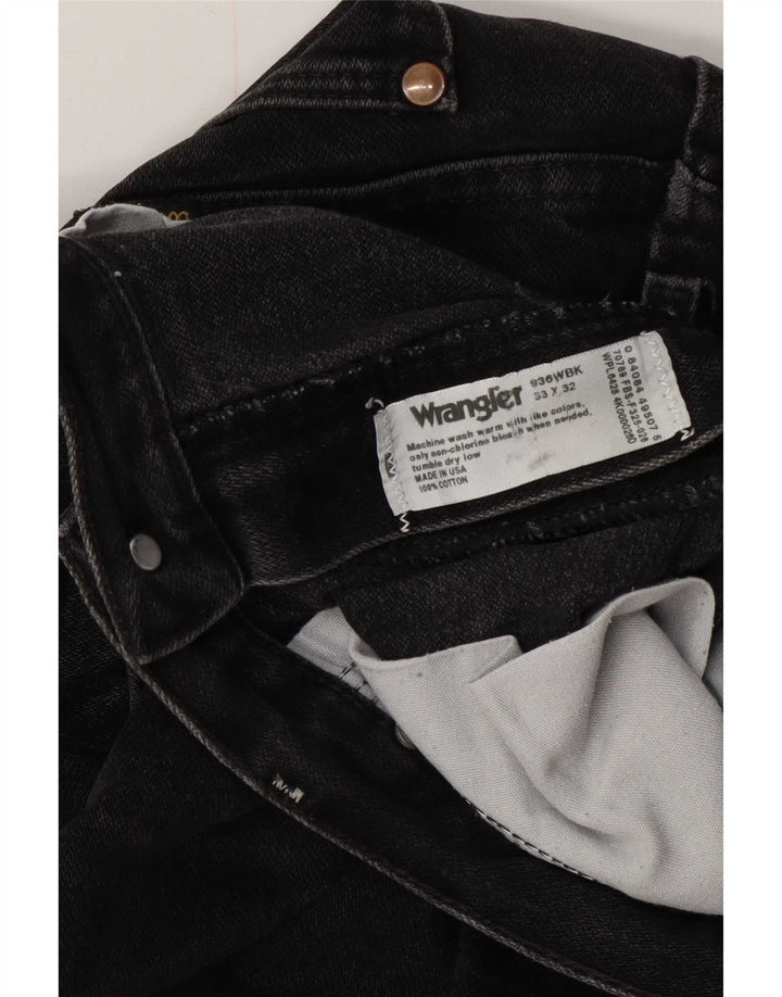 Wrangler Straight Jeans til mænd W33 L32 Grå Bomuld