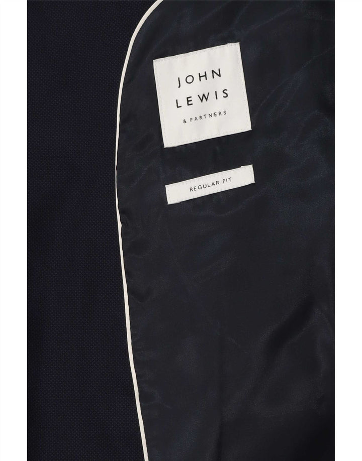 John Lewis Herre 2-knaps Regular Fit Blazer Jacket UK 38 Medium Navy Blue