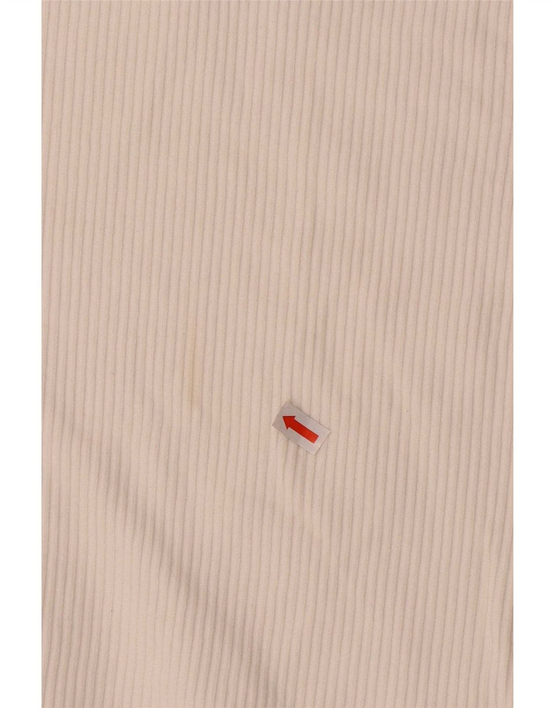 Zara herre poloshirt Medium hvid stribet bomuld