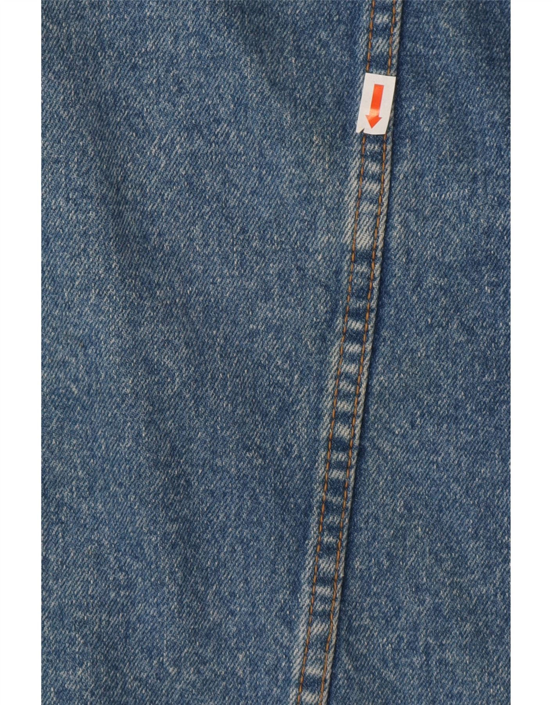 Vintage Dame Oversized Denim Jacket UK 14 Medium Blue Cotton