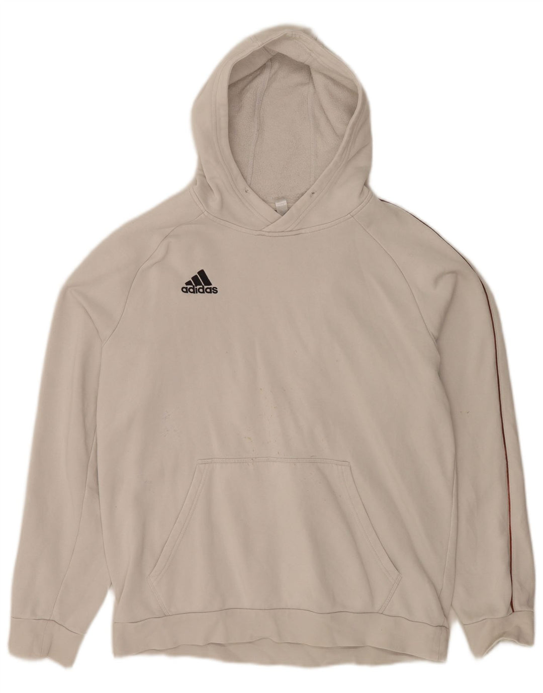 Adidas hættetrøje til mænd, stor hvid bomuld
