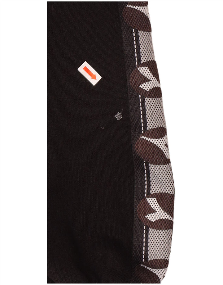 Diadora Herre lynlås-sweatshirt Jumper Stor grå Colourblock Bomuld