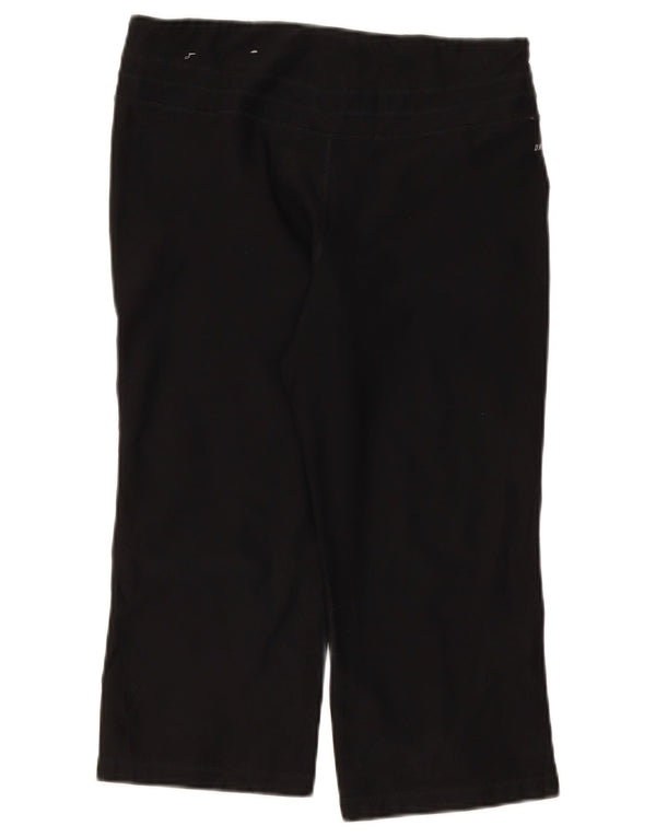 Nike Dame Capri Leggings Medium W30 L19 Sort Polyester Sports