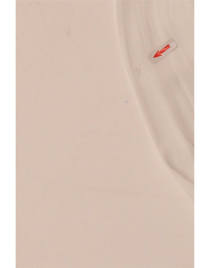 Zara skjortebluse til kvinder UK 12 Medium White Viscose