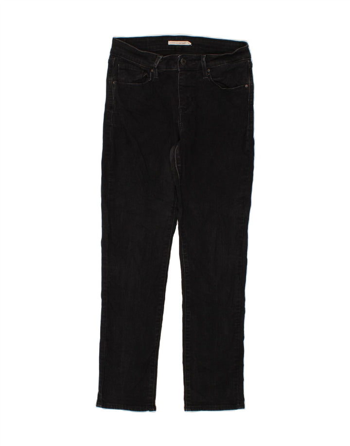 LEVI'S Womens Classic Mid Rise Skinny Jeans US 8 Medium W28 L29 Black Vintage Levi's and Second-Hand Levi's from Messina Hembry 
