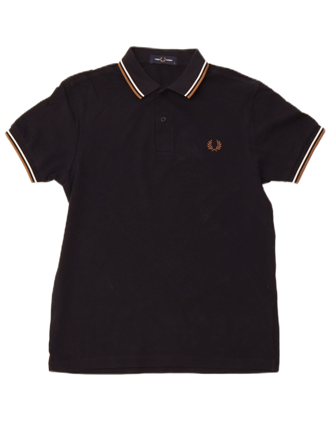 FRED PERRY Poloshirt til mænd Lille marineblå bomuld