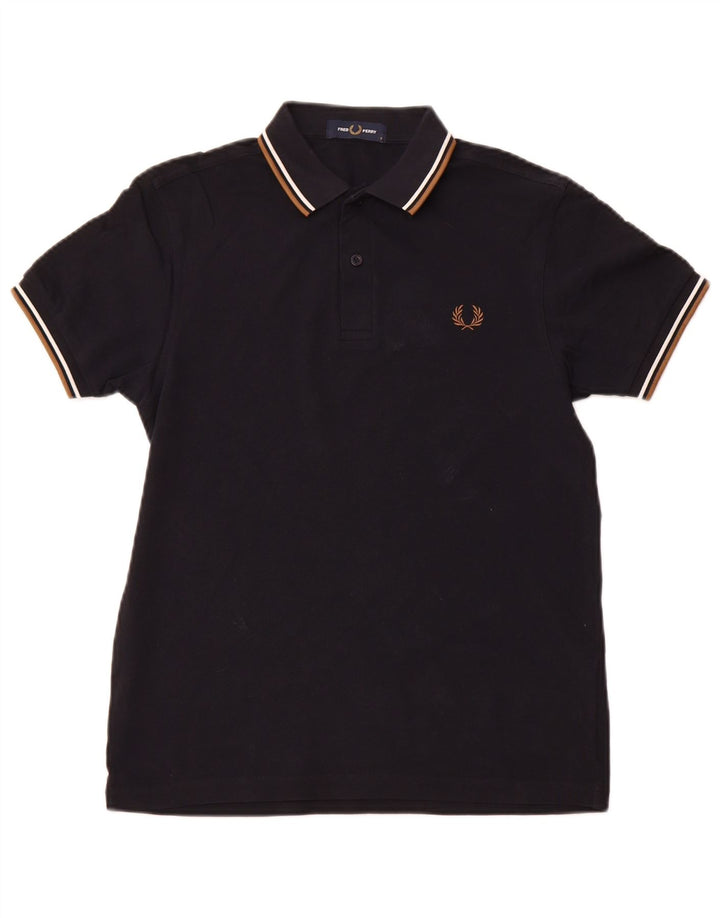 FRED PERRY Poloshirt til mænd Lille marineblå bomuld