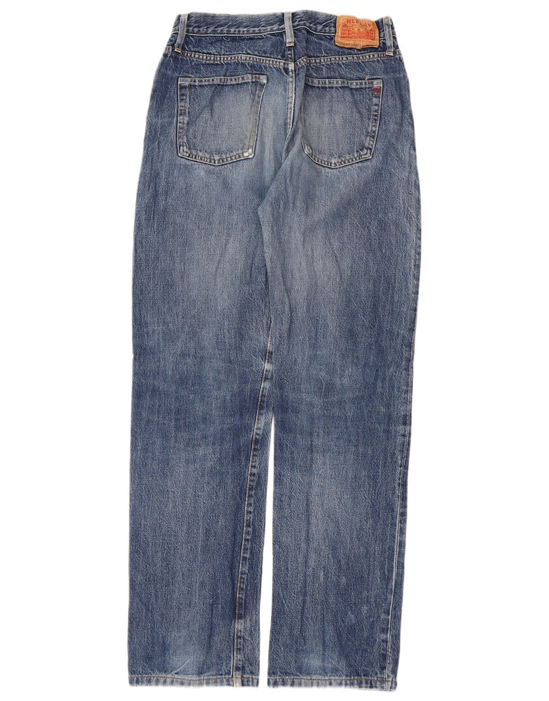 Replay Dame Straight Jeans W28 L32 Blå Bomuld