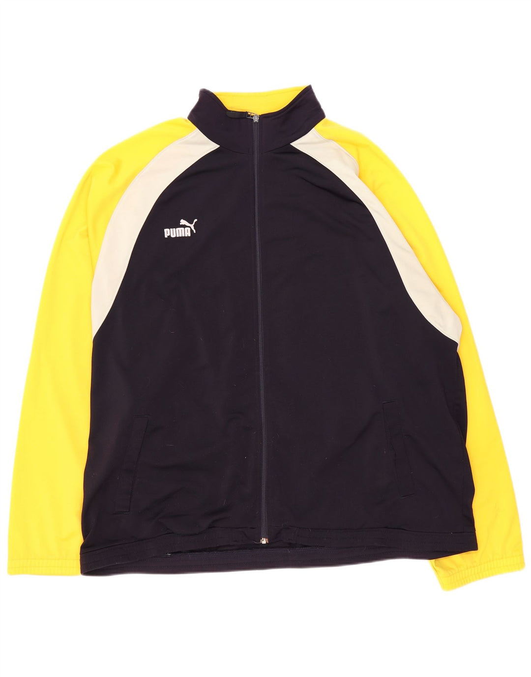 Puma Træningsdragt til mænd Topjakke 2XL Marineblå Colourblock Polyester