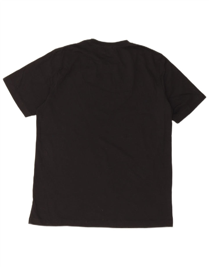 Diesel Herre Grafisk T-Shirt Top Stor Sort Bomuld
