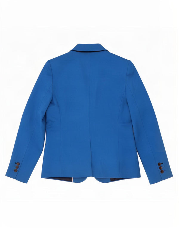 Boden Dame 2 Button Blazer Jacket UK 14 Medium Blue Viscose