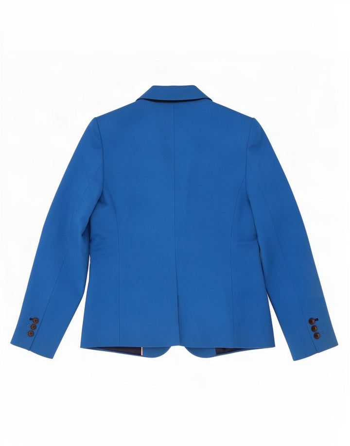 Boden Dame 2 Button Blazer Jacket UK 14 Medium Blue Viscose