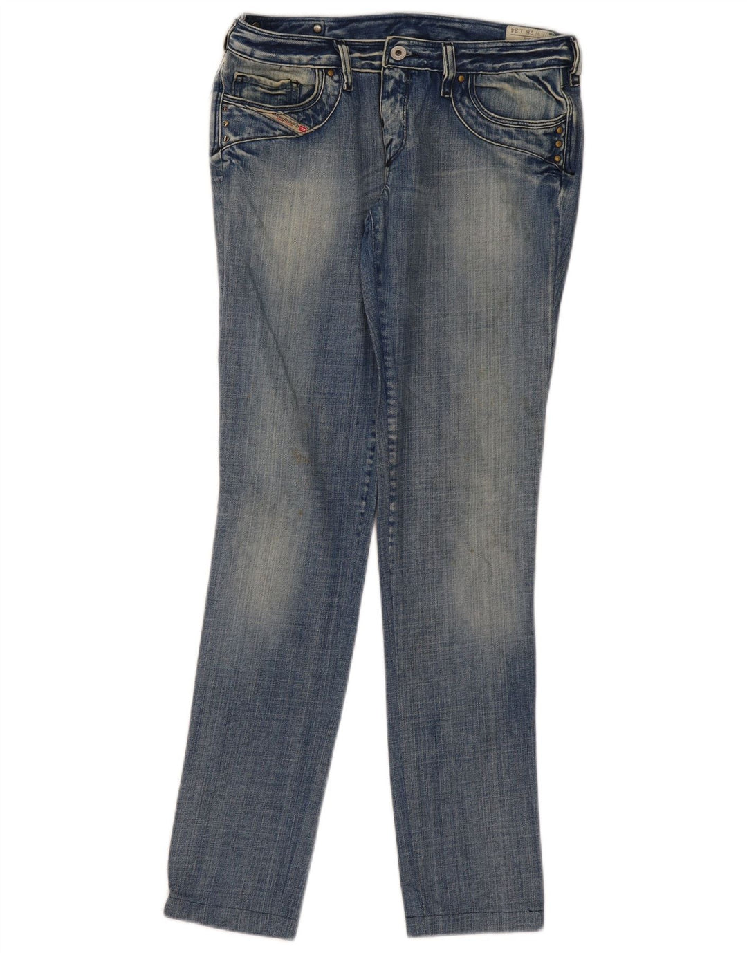 Diesel Dame Kycut Slim Jeans W28 L31 Blå Bomuld