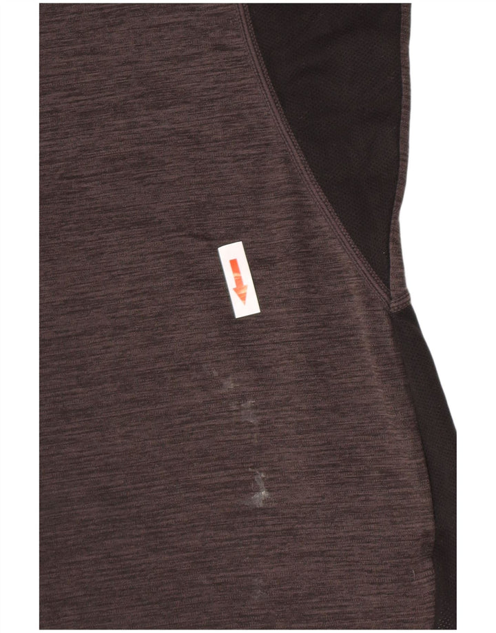 Umbro Herre T-Shirt Top 2XL Grå Colourblock Polyester