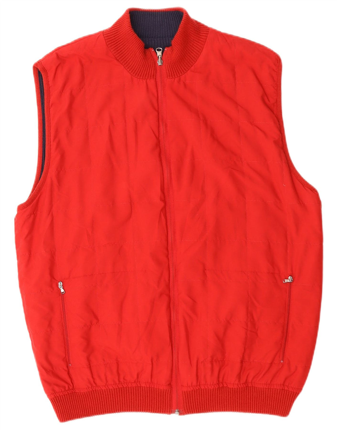 BOGGI Herre vendbar Gilet IT 52 XL Rød polyakryl