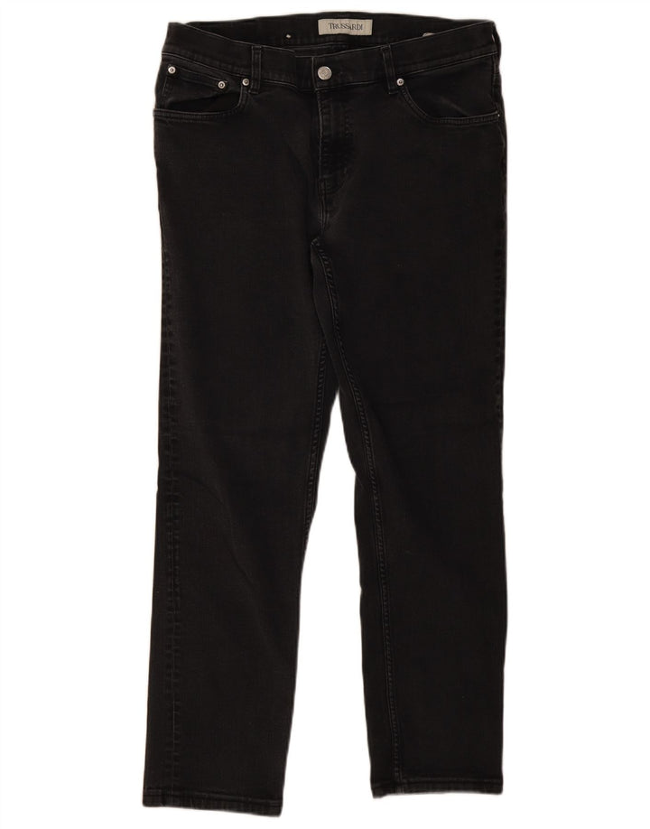 Trussardi Herre Slim Jeans W34 L28 Grå Bomuld