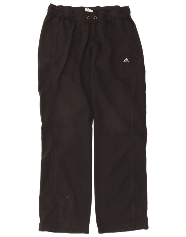 Adidas Dame Windbreaker Bukser UK 14 Medium Sort Polyester