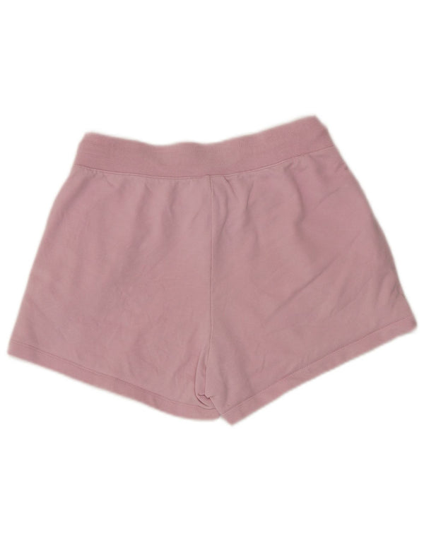 Champion Womens Sports Shorts UK 16 Large Pink Bomuld