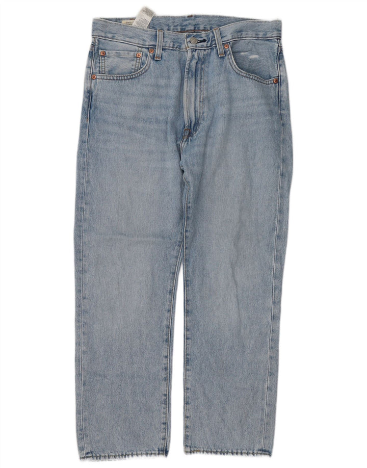 Levi's Herre 551 lige jeans W32 L27 blå bomuld