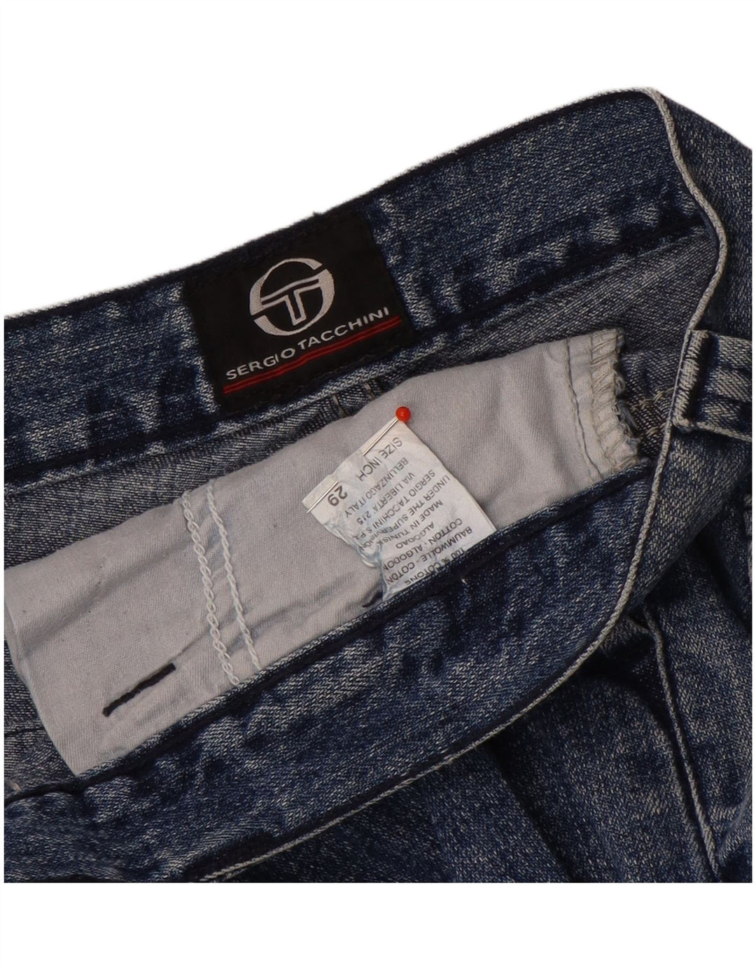 Sergio Tacchini Dame Bootcut Jeans W29 L35 Blå Bomuld