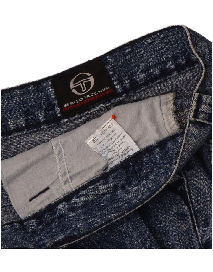 Sergio Tacchini Dame Bootcut Jeans W29 L35 Blå Bomuld