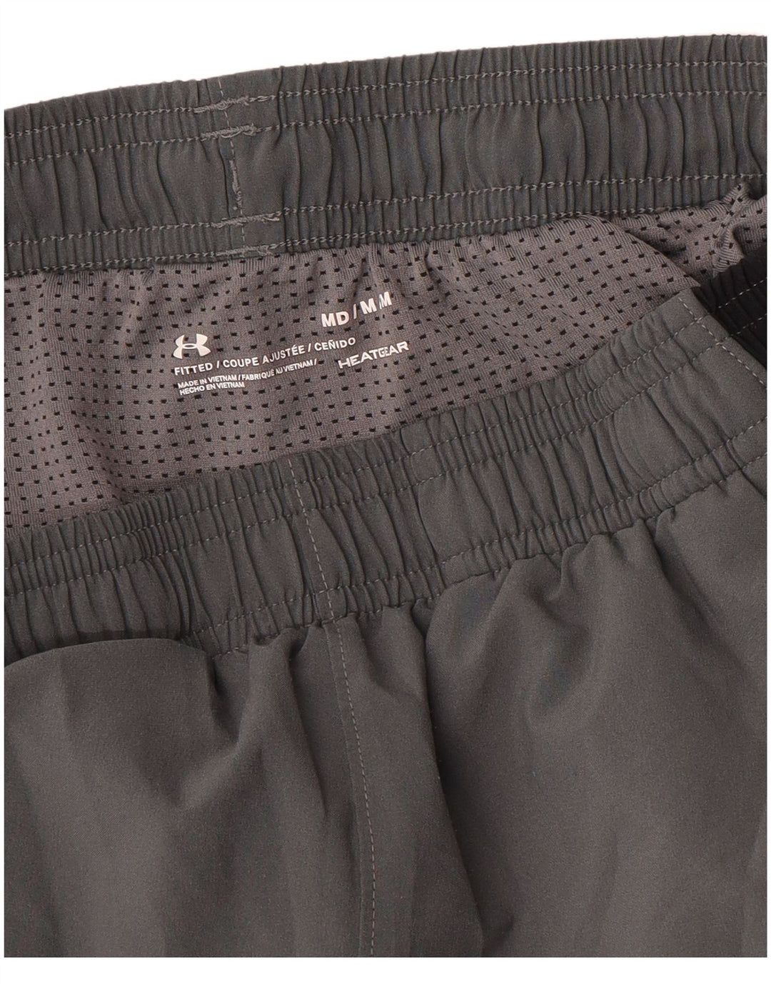 Under Armour Herre Heat Gear Sportsshorts Medium Grey Colourblock