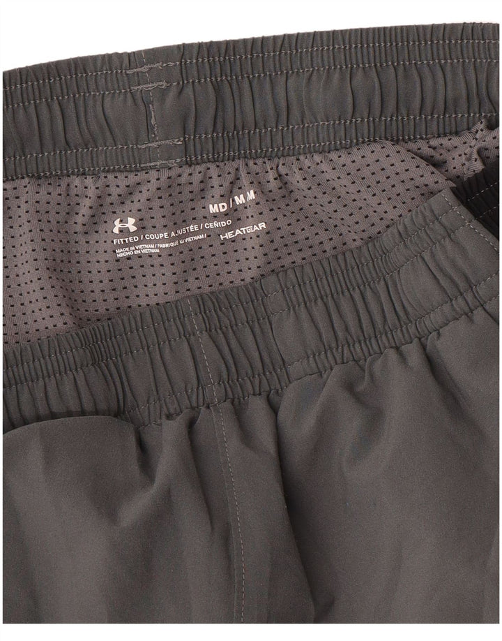 Under Armour Herre Heat Gear Sportsshorts Medium Grey Colourblock