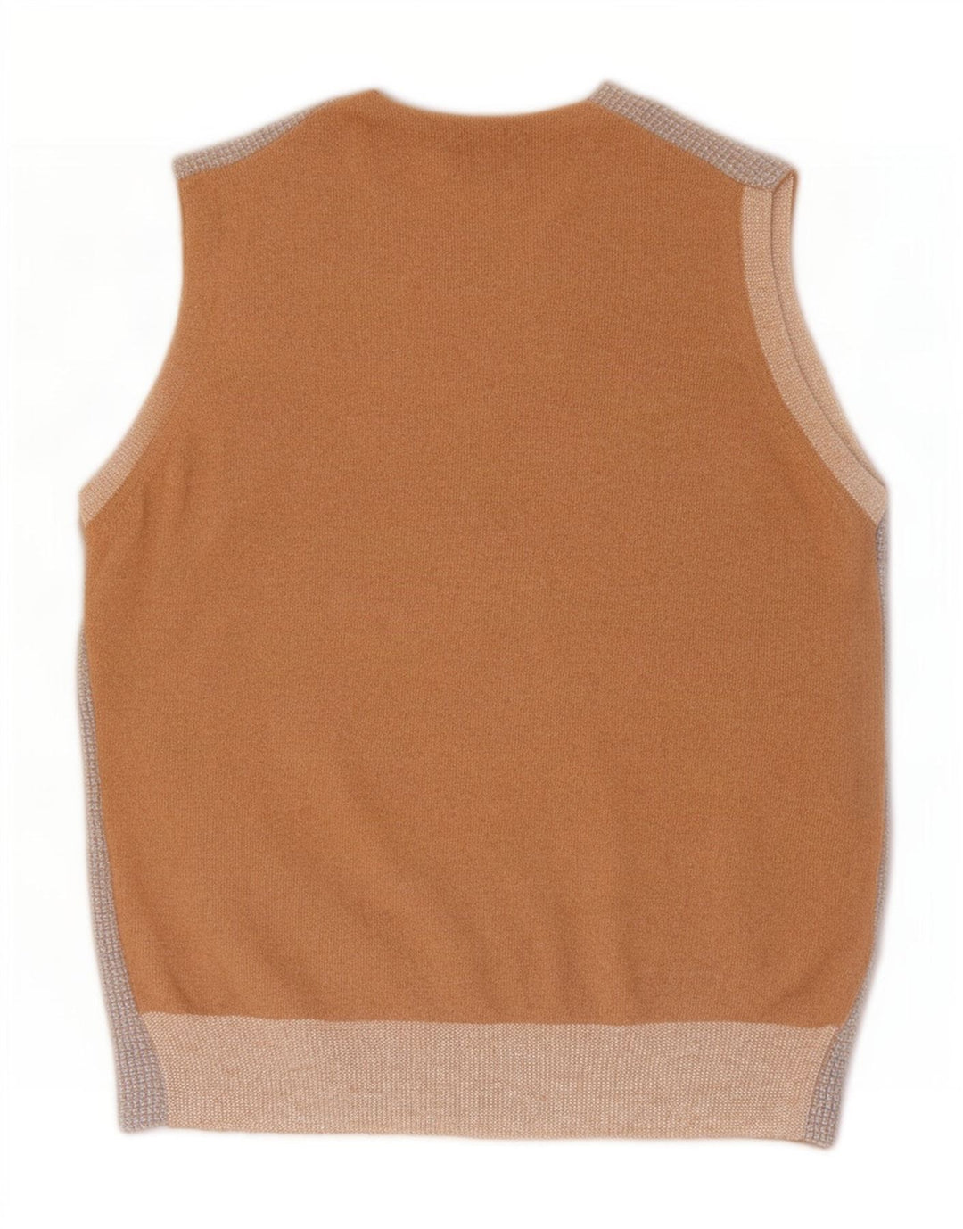 Rossopuro strikvest til mænd IT 50 Medium Beige Houndstooth Uld